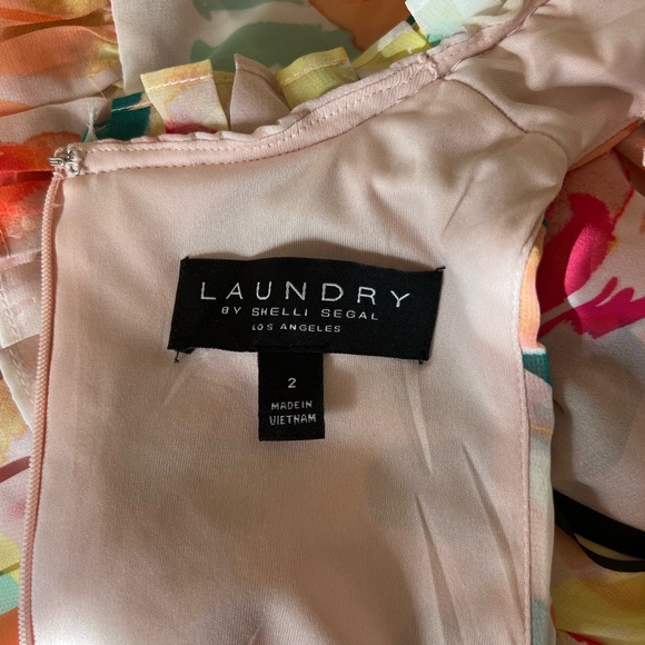 Bright Floral Mini Dress - Picture 9 of 10